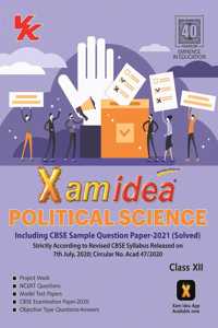 Xam Idea Political Science Class 12 CBSE (2020-21) Examination