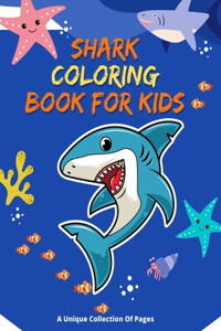 Shark Coloring Book For Kids - V 086