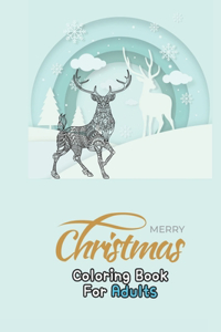 Merry Christmas Coloring Book For Adults