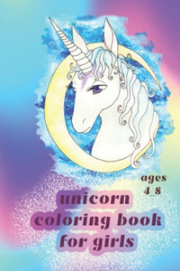 unicorn coloring book for girls and boys ages 4_8