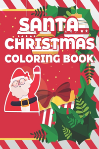 Santa Christmas Coloring Book