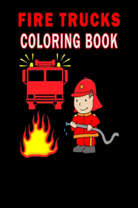 Fire Trucks Coloring Book