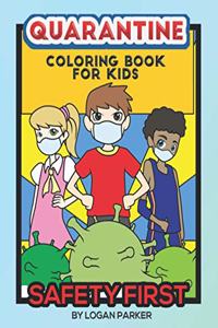 Quarantine Coloring Book for kids