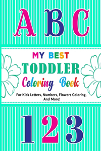 My Best Toddler Coloring Book