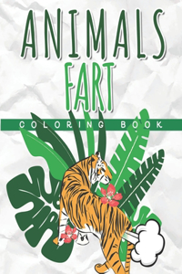 Animals Fart Coloring Book