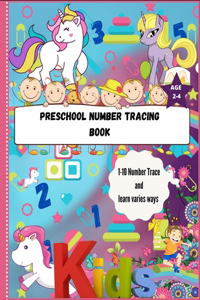 Preschool Number Tracing Book