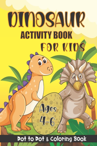 Dinosaur Activity Book for Kids
