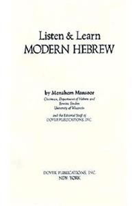Listen and Learn Modern Hebrew