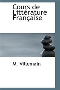 Cours de Littacrature Franasaise