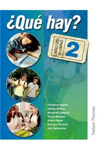 ¿Qué Hay? Libro del Alumno 2
