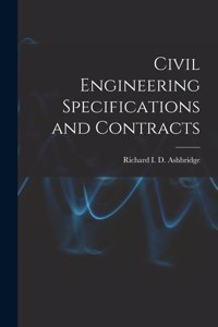 Civil Engineering Specifications and Contracts
