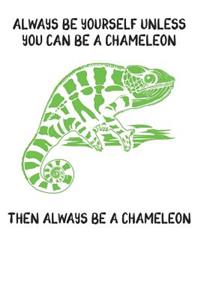 Always Be Yourself Unless You Can Be A Chameleon Then Always Be A Chameleon