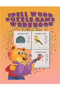 Spell Word Puzzle Game Workbook