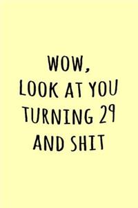Wow, Look at you turning 29 and shit