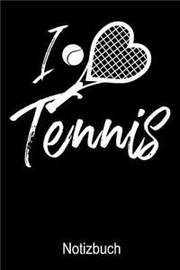 I LOVE TENNIS Notizbuch