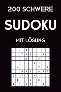 200 schwere Sudoku mit Lösung