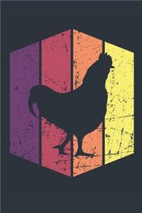 Vintage Chicken Journal - Gift for Chicken Lovers - Retro Chicken Notebook - Chicken Diary for Boys and Girls