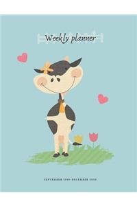 Weekly Planner September 2019 - December 2020