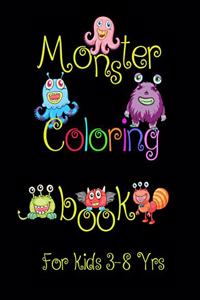 Monster Coloring Book for Kids 3-8 Yrs.