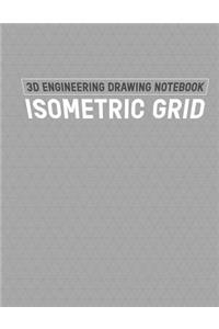 3D Engineering Drawing Notebook Isometric Grid