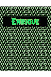 120 Page Handwriting Practice Book with Green Alien Cover Enrique