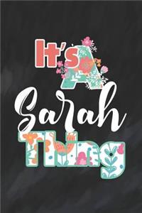 It's Sarah Thing