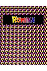 120 Page Handwriting Practice Book with Colorful Alien Cover Romina