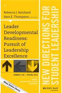 Leader Developmental Readiness: Pursuit of Leadership Excellence