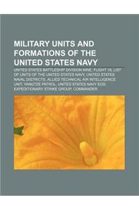 Military Units and Formations of the United States Navy