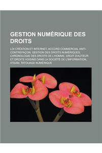 Gestion Numerique Des Droits