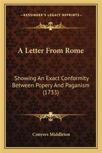 A Letter From Rome