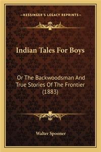 Indian Tales For Boys: Or The Backwoodsman And True Stories Of The Frontier (1883)