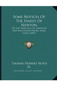 Some Notices Of The Family Of Newton