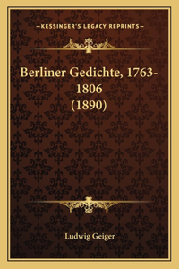 Berliner Gedichte, 1763-1806 (1890)