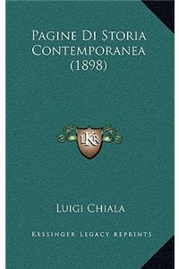 Pagine Di Storia Contemporanea (1898)