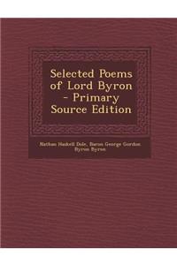Selected Poems of Lord Byron
