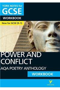 AQA Poetry Anthology - Power and Conflict: York Notes for GCSE (9-1) Workbook