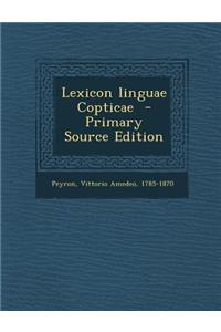 Lexicon linguae Copticae