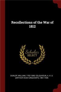 Recollections of the War of 1812