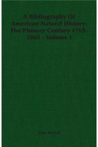 A Bibliography Of American Natural History