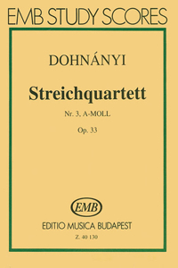 Streichquartett Nr. 3, A-Moll, Op. 33