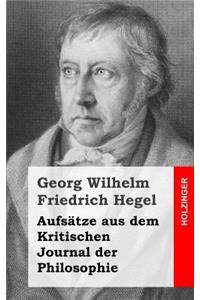 Aufsätze aus dem Kritischen Journal der Philosophie