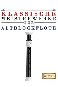 Klassische Meisterwerke Für Altblockflöte
