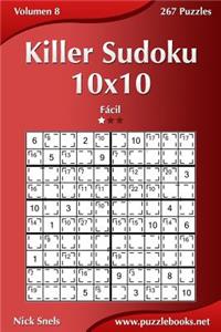 Killer Sudoku 10x10 - FÃ¡cil - Volumen 8 - 267 Puzzles