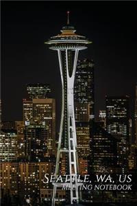 Seattle, Wa, Us Meeting Notebook