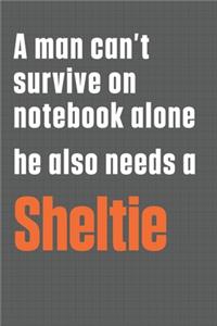 A man can't survive on notebook alone he also needs a Sheltie