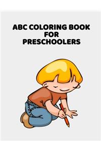 ABC Coloring Book For Preschoolers