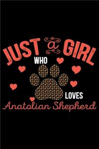 Just A Girl Who Loves Anatolian Shepherd