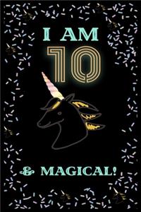 Unicorn I Am10 Notebook Birthday Gift