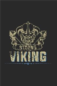 Starke Wikinger Motivation Quotes Vorbild Notizbuch